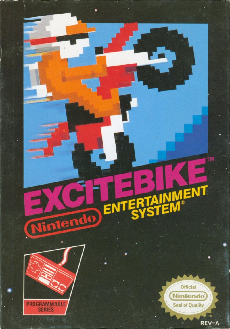 Excitebike Famicom Mini Series box art for GameBoy Advance